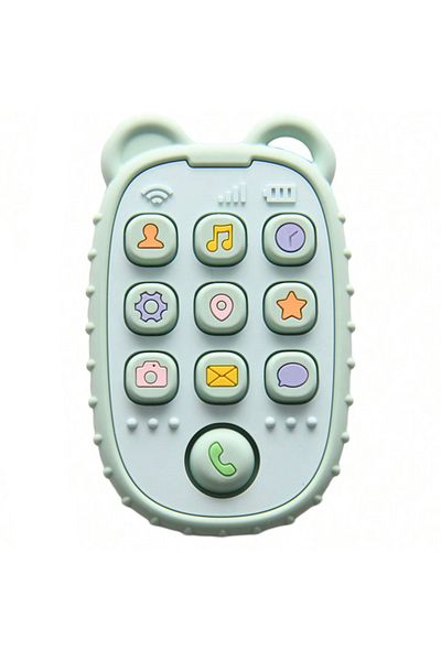 OEM Mini silicone teething toy phone