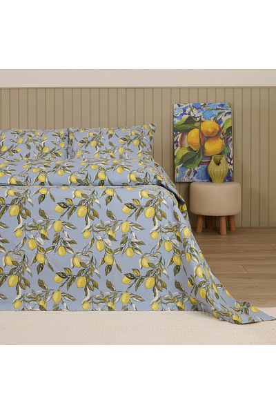 Evidea Soft Fresco Double Pique Set - Blue