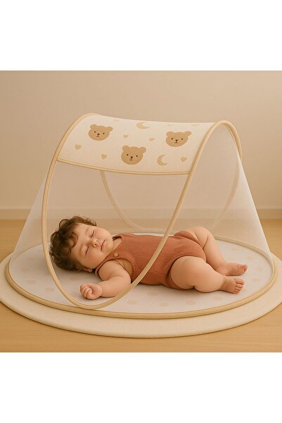kidszone Katlanabilir Bebek Cibinliği Taşınabilir Sinek Engelleyici Bebek Çoc...