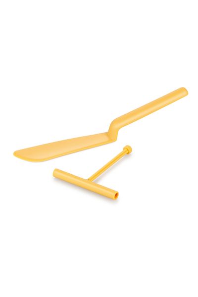 zola Pancake turner and stretcher set, plastic, 32 cm, orange