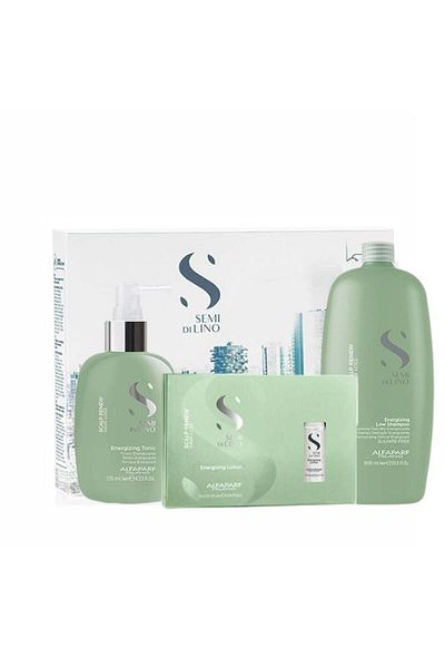 Alfaparf Milano Anti-hair loss set Alfaparf Milano Scalp Energizing Shampoo 1000ml + Tonic 125ml + Lotion 12x10ml