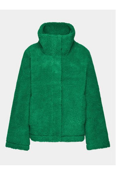 Replay Women's Sheepskin Coat W7817 .000.84790 Green