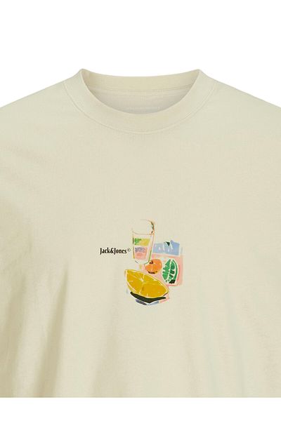 Jack & Jones jack jones Men's T-Shirt 12273162 Beige