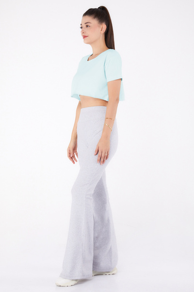 TOFİSA Αθλητικό παντελόνι με φουσκωτό πόδι γκρι - 26316