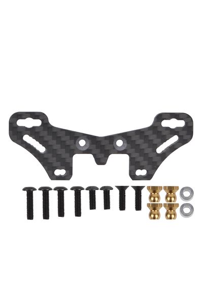 Choice Rear Damper Stay Carbon Fibre Shock Damper Stay Battery Plate Upper Deck for Tamiya TT02 TYPE-SR TT-
