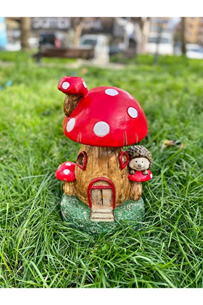 Bypinaryuksel Kirpili Mantar Ev Biblo ,Bahçe Dekorasyon Ürünü