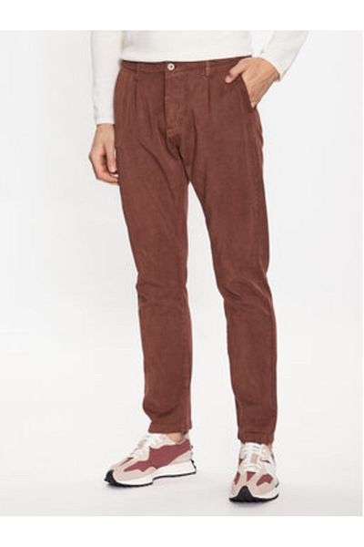 Indicode Pantaloni din material textil pentru bărbați Ville 60-291 maro