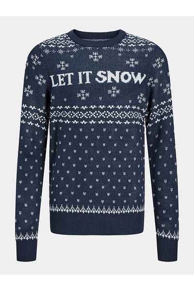 Jack & Jones Pulover Jack Jones Junior pentru băieți 12247507 Bleumarin