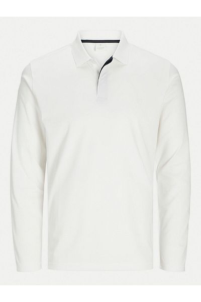Jack & Jones Tricou polo pentru bărbați Jack Jones 12259645 Alb