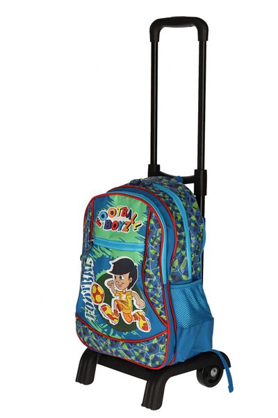 School Friendly Ghiozdan Scolar Troller Footbal Albastru 42cm