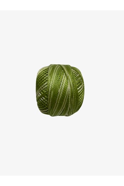 Yiğit Kumaş Embroidery Thread (Etamine Thread) Anchor No:8 Green Color 1216