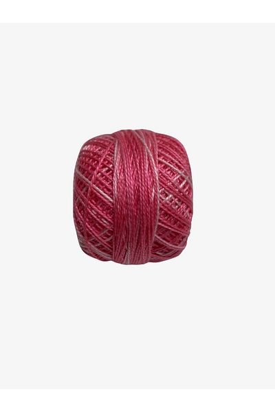 Yiğit Kumaş Embroidery Thread (Etamine Thread) Anchor No:8 Marbled Pink Color 1201
