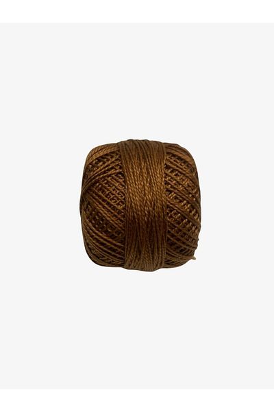 Yiğit Kumaş Embroidery Thread (Etamine Thread) Anchor No:8 Brown Color 370