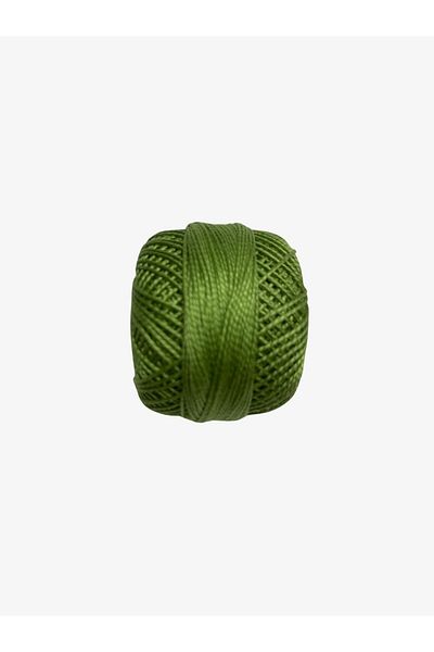 Yiğit Kumaş Embroidery Thread (Etamine Thread) Anchor No:8 Green Color 266