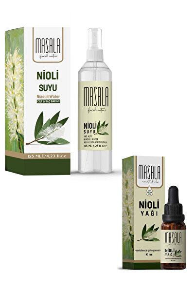 Masala Niaouli Hidrolat & Uçucu Yağ Seti – 125 ml Niaouli Suyu & 10 ml Niaoul...