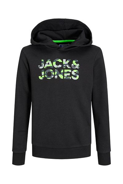 Jack & Jones Hanorac Jack Jones Junior pentru băieți 12237172 Negru