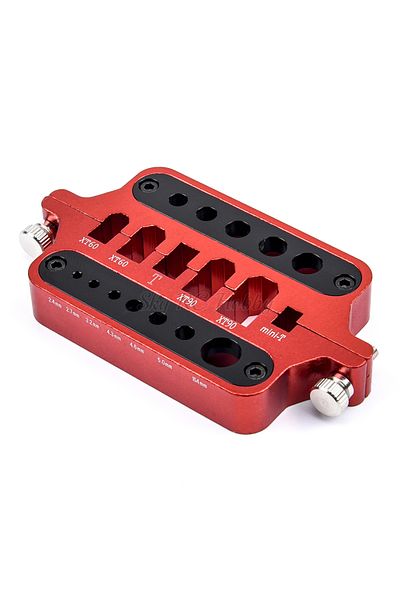 Choice Red Alloy Adjust CNC Multifunctional Soldering Station Machine Fixture Insulation XT60 XT90 Banana P