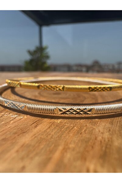 AS.CO DESIGN 925 Gümüş Desenli Ajda Bilezik