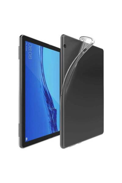 Tekamo Huawei MediaPad T5 10,1 inç Uyumlu Şeffaf Silikon Tablet Kılıfı
