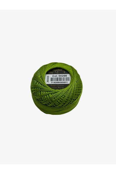 Yiğit Kumaş Embroidery Thread (Etamine Thread) Anchor No:8 Green Color 255