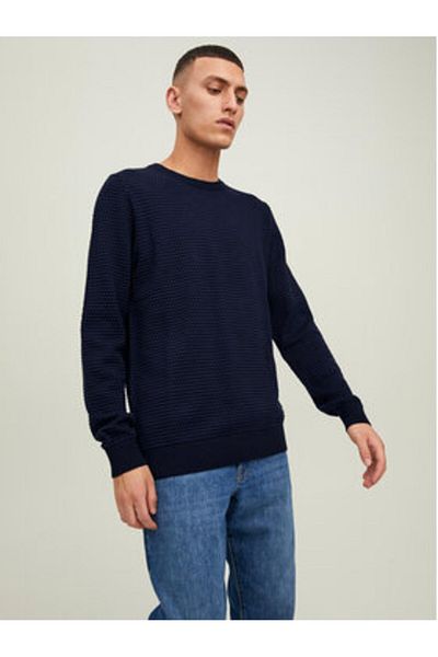 Jack & Jones Pulover bărbătesc Jack Jones 12212816 Bleumarin