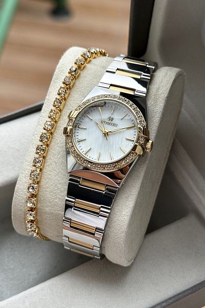 Homies Women's Wristwatch and Bracelet Gift Box Waterproof 2 Years Warranty