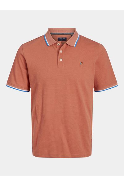 Jack & Jones Tricou polo pentru bărbați jack jones 12169064 JPRBLUWIN portocaliu