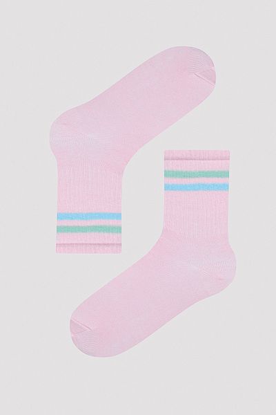 Penti Бели чорапи от 3 части за момиче Soft Line