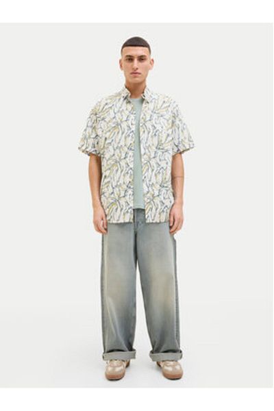 Jack & Jones jack jones Mens Shirt 12271089 Ecru
