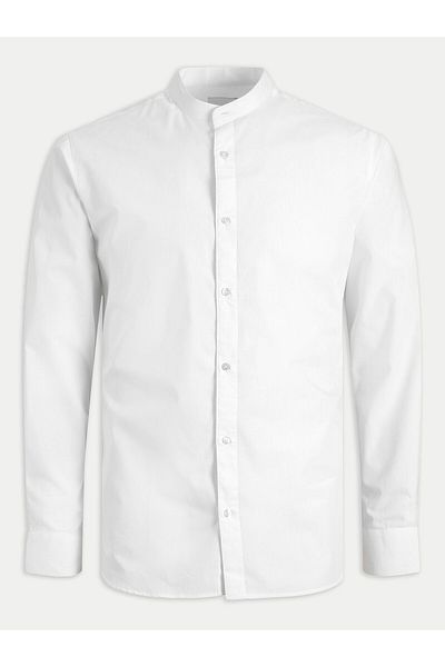 Jack & Jones Cămașă bărbătească Jack Jones 12205921 Alb