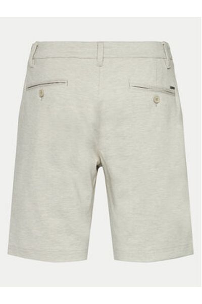 Indicode Pantaloni scurți din material textil INAalborg pentru bărbați, culoare bej, 70-371