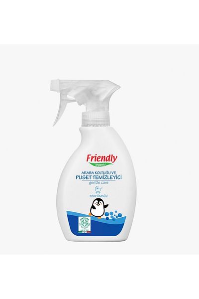 Friendly Organic 250ml Fragrance Free Stroller & Car Seat Cleaner, Clear