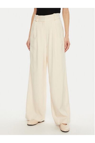 IVY OAK Pantaloni din material textil pentru femei IO115176 Ecru