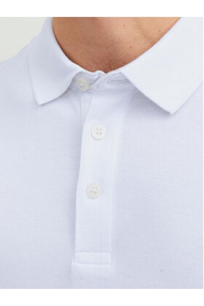 Jack & Jones Tricou polo pentru bărbați Jack Jones 12136668 Alb