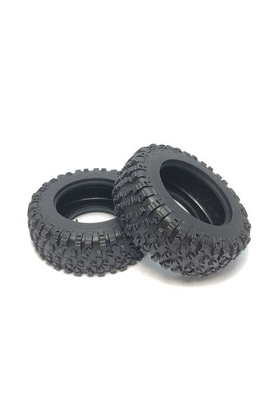 Choice 12428-0058 Right Original Wltoys 12428 12423 Rubber RC Car Wheels Tires for 124018 124019 144001 1/1
