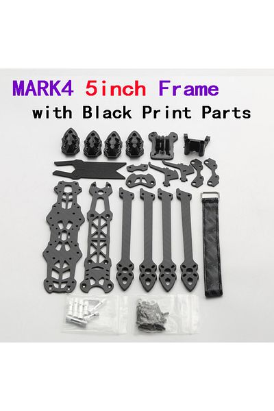 Choice Mark4 5IN Black Mark4 5inch FPV Carbon Fiber Frame 225mm Wheelbase 5mm arm Freestyle Long Range Fram