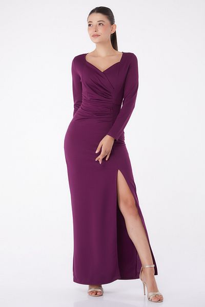 TOFİSA Evening Dress Purple - 13254