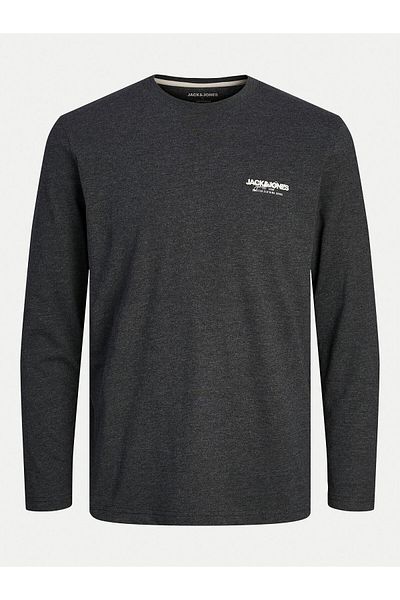 Jack & Jones Jack Jones Tricou cu mânecă lungă pentru bărbați 12259735 Negru
