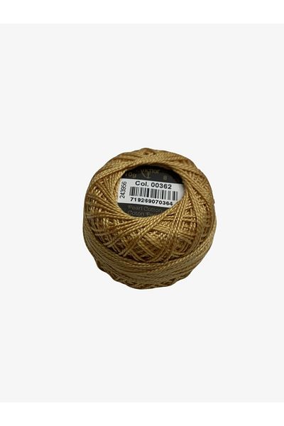 Yiğit Kumaş Embroidery Thread (Etamine Thread) Anchor No:8 Camel Color 362