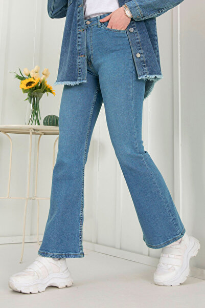 TOFİSA Džínsové nohavice modré - 11397