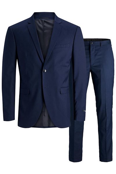 Jack & Jones jack jones Mens Suit 12181339 Navy Blue