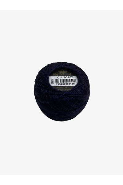 Yiğit Kumaş Embroidery Thread (Etamine Thread) Anchor No:8 Navy Blue Color 152