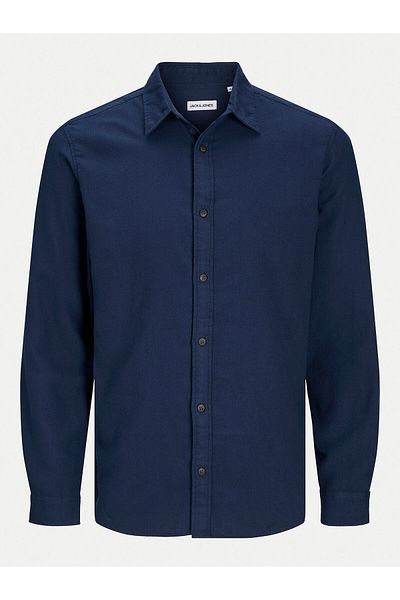 Jack & Jones Cămașă bărbătească Jack Jones 12258429 Bleumarin