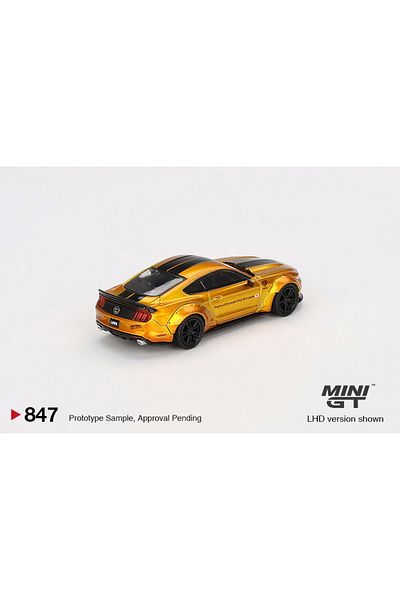 mini gt 1/64 Lb-Works Ford Mustang lb Gold