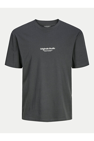 Jack & Jones Ανδρικό T-Shirt Jack Jones 12240121 Γκρι