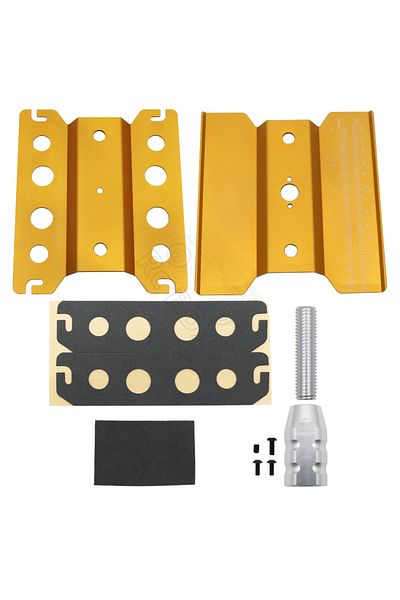 Choice Golden Metal Repair Station Work Stand Assembly Platform for 1/10 1/8 1/12 RC Car TRX-4 Axial SCX10