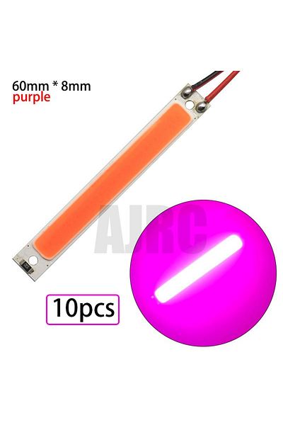 AJRC 60mm purple 10pcs 10pcs Rc Car Accessories Drift Car Led Wheel Eyebrow Chassis Dazzle Light For Trx4