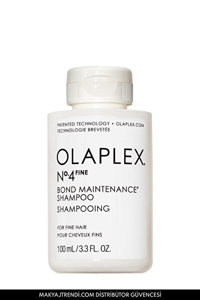 Olaplex No.4 Fine Bond Maintenance Shampoo - İnce Telli Saçlar İçin Bağ Güçlendirici Bakım Şampuanı - 100 ML