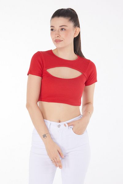 TOFİSA Crop Red - 25852