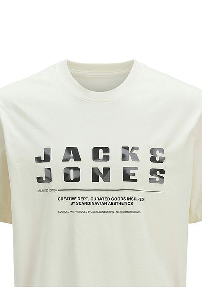 Jack & Jones Tricou bărbătesc Jack Jones 12274716 bej